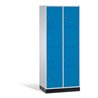 C+P Schließfachschrank Intro XL, 8 Fächer, H1950xB820xT600mm Front Enzianblau Korpus Lichtgrau