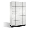 C+P Fächerschrank Cambio auf Sockel, 20 Fächer, H1950xB1200xT525mm Front Lichtgrau Korpus Lichtgrau