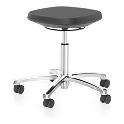 bimos Industrie- und Laborhocker Labsit mit Rollen Sitzhöhe 450-650 mm PU-Schaum