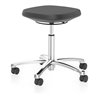 bimos Industrie- und Laborhocker Labsit mit Rollen Sitzhöhe 450-650 mm PU-Schaum