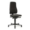 bimos Arbeitsstuhl All-In-One Highline mit Rollen und Stoffpolster schwarz Sitzhöhe 450-600 mm