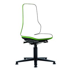 bimos Arbeitsstuhl Neon Basisstuhl mit Gleiter Flexband grün Sitzhöhe 450-620 mm ohne Polster