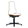 bimos Arbeitsstuhl Neon Basisstuhl mit Gleiter Flexband orange Sitzhöhe 450-620 mm ohne Polster