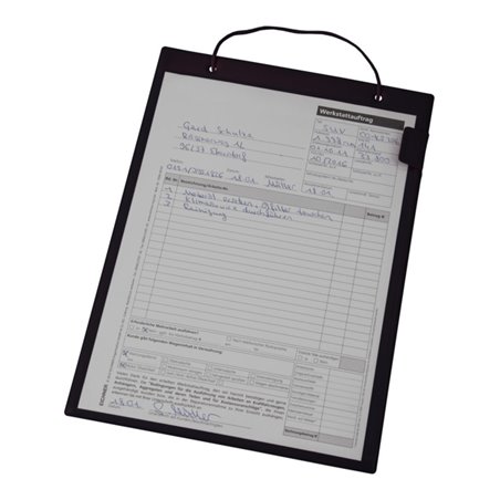 Eichner Auftragstasche blau A4, ohne Schlüsselfach schwarz