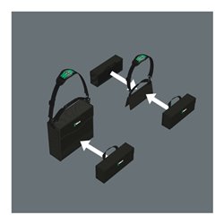 WERA Werkzeug-Box Wera2go 3, Typ: 1