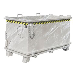 Bauer Südlohn Klappbodenbehälter SB 1500, feuerverzinkt