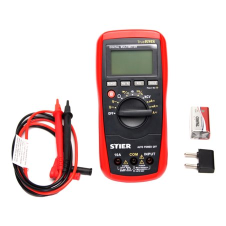 STIER Digital-Multimeter 4V - 600 V AC / 0,400mV - 600 V DC CAT IV 600V