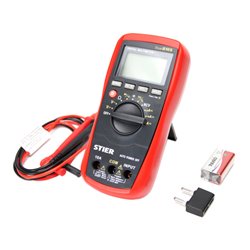 STIER Digital-Multimeter 4V - 600 V AC / 0,400mV - 600 V DC CAT IV 600V