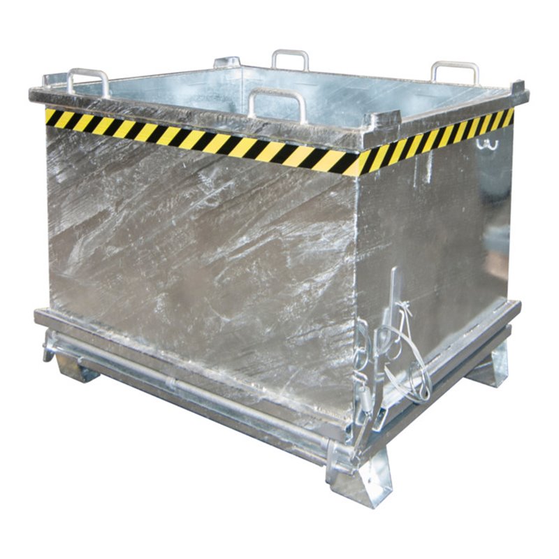 Bauer Südlohn Klappbodenbehälter SB 1000, feuerverzinkt