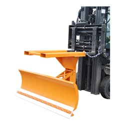 Bauer Südlohn Schneepflug SCH-P-V 210, lackiert, Gelborange