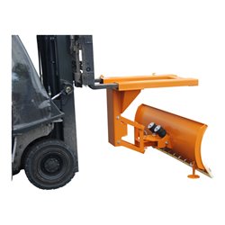 Bauer Südlohn Schneepflug SCH-P-V 210, lackiert, Gelborange