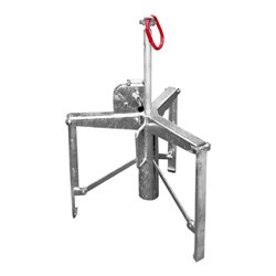 Bauer Südlohn Fassgreifer 3P, feuerverzinkt