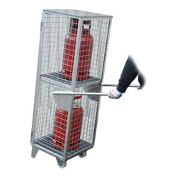 Bauer Südlohn Gasflaschen-Depot GFD-R 2, feuerverzinkt