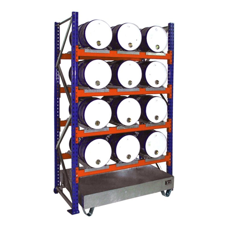 Bauer Südlohn Fassregal mit Auffangwanne 3006, verzinkt