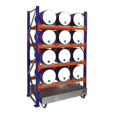 Bauer Südlohn Fassregal mit Auffangwanne 3006, verzinkt