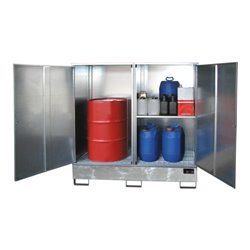 Bauer Südlohn Gefahrstoff-Schrank GS-2, feuerverzinkt