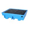 Bauer Südlohn GREEN-LINE PE-Auffangwanne WP-PE 4/4, aus robustem Polyethylen, Blau