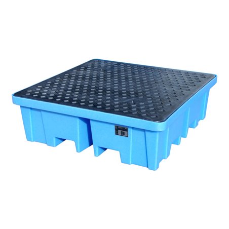 Bauer Südlohn GREEN-LINE PE-Auffangwanne WPA-PE 4/2, aus robustem Polyethylen, Blau