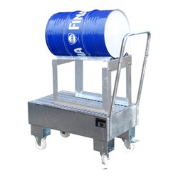 Bauer Südlohn Fahrbare Auffangwanne AW 60-1 SRF, feuerverzinkt