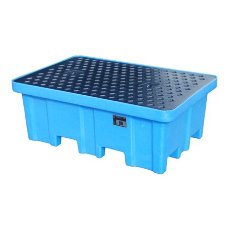 Bauer Südlohn GREEN-LINE PE-Auffangwanne WPA-PE 2/2, aus robustem Polyethylen, Blau