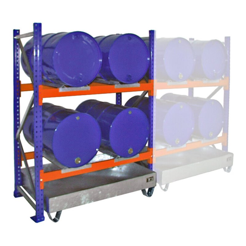 Bauer Südlohn Fassregal mit Auffangwanne 3000, verzinkt