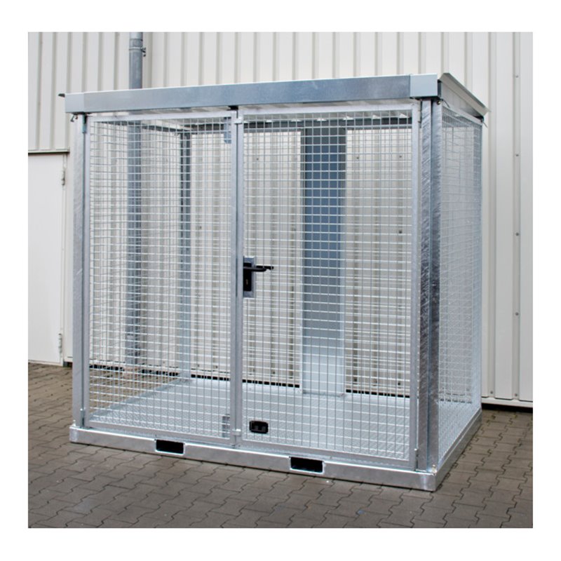 Bauer Südlohn Gasflaschen-Container GFC-E/T M3, feuerverzinkt