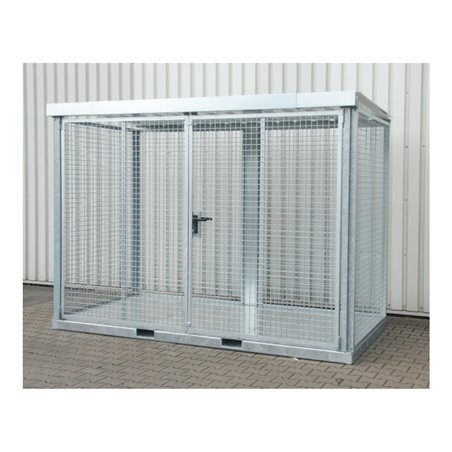 Bauer Südlohn Gasflaschen-Container GFC-E/T M4, feuerverzinkt