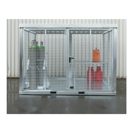 Bauer Südlohn Gasflaschen-Container GFC-E/T M5, feuerverzinkt