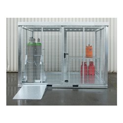 Bauer Südlohn Gasflaschen-Container GFC-E/T M5, feuerverzinkt