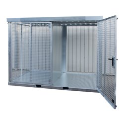 Bauer Südlohn Gasflaschen-Container GFC-E/T M5, feuerverzinkt