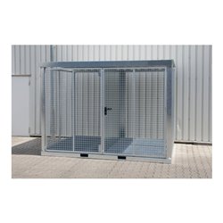 Bauer Südlohn Gasflaschen-Container GFC-E/G M5, feuerverzinkt