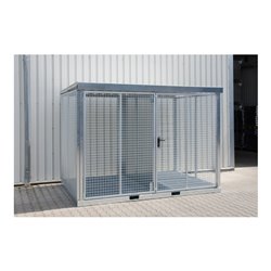 Bauer Südlohn Gasflaschen-Container GFC-E/G M5, feuerverzinkt