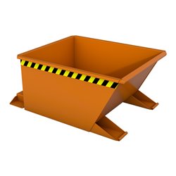 Bauer Südlohn Kippbehälter GU-RZ 30, lackiert, Gelborange