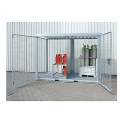 Bauer Südlohn Gasflaschen-Container GFC-E/G M4, feuerverzinkt