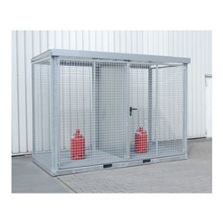 Bauer Südlohn Gasflaschen-Container GFC-E/G M4, feuerverzinkt