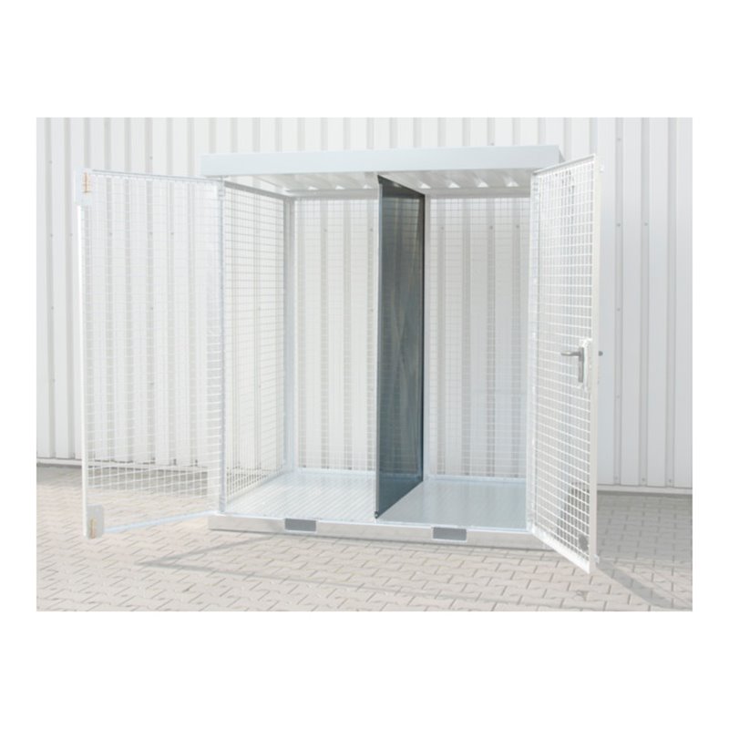 Bauer Südlohn Mitteltrennwand, verzinkt