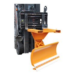 Bauer Südlohn Schneepflug SCH-P-V 150, lackiert, Gelborange