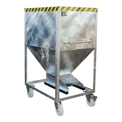 Bauer Südlohn Silobehälter SR-D 600, feuerverzinkt