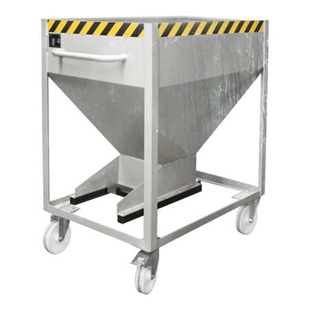 Bauer Südlohn Silobehälter SR-D 375, feuerverzinkt