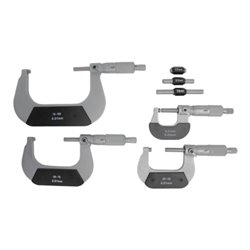 Helios Preisser Bügelmessschraubensatz im Holzetui 0-100 mm