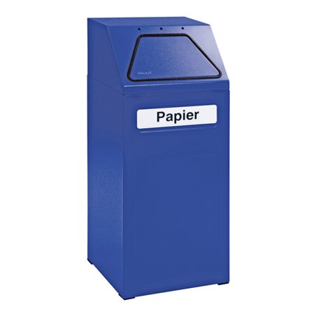 Stumpf Sortsystem 65, RAL 5010/5010, verzinkter Innenbehälter, 65 Liter