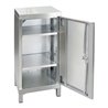 Stumpf Edelstahl-Aufbewahrungsschrank Cabinox, 1000x450x400mm, 2 Fachböden, Sockelfüße