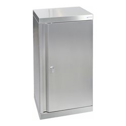 Stumpf Edelstahl-Aufbewahrungsschrank Cabinox, 900x450x400mm, 2 Fachböden