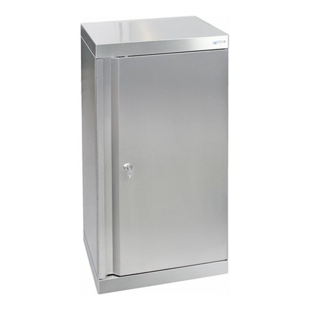 Stumpf Edelstahl-Aufbewahrungsschrank Cabinox, 900x450x400mm, 2 Fachböden