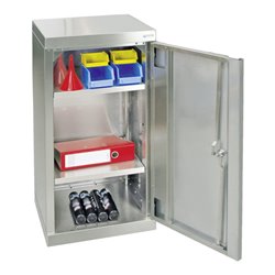 Stumpf Edelstahl-Aufbewahrungsschrank Cabinox, 900x450x400mm, 2 Fachböden