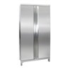 Stumpf Edelstahl-Aufbewahrungsschrank Cabinox, 1900x900x400mm, 4 Fachböden, Sockelfüße