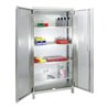 Stumpf Edelstahl-Aufbewahrungsschrank Cabinox, 1900x900x400mm, 4 Fachböden, Sockelfüße