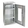 Stumpf Edelstahl-Sichtfensterschrank Cabinox, 900x450x400mm, 2 Fachböden
