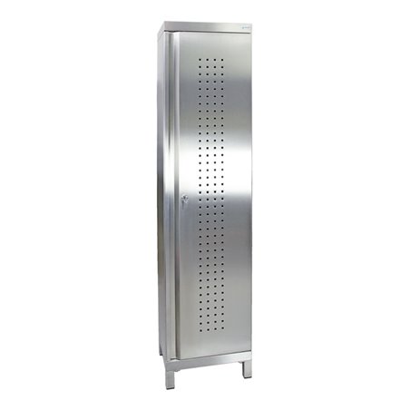 Stumpf Edelstahl-Umweltschrank Cabinox, 1800x450x400mm, Sockelfüße