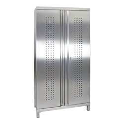 Stumpf Edelstahl-Umweltschrank Cabinox, 1800x900x400mm, Sockelfüße